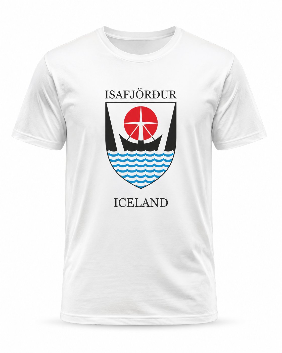 Isafjordur coat of arms t-shirt